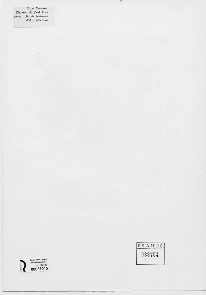 Anonimo , Severini, Gino , retro