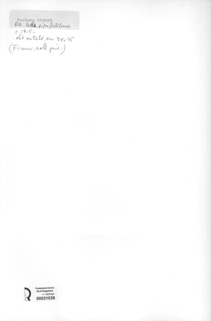 Anonimo , Sforni, Gustavo - sec. XX -