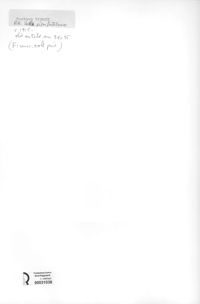 Anonimo , Sforni, Gustavo - sec. XX -