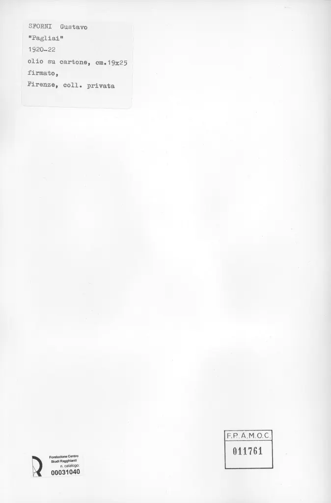 Anonimo , Sforni, Gustavo - sec. XX - , retro