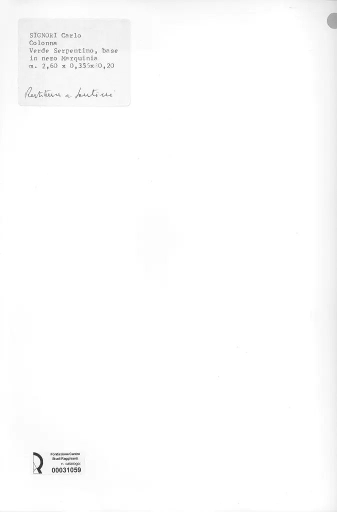 Anonimo, Anonimo , retro