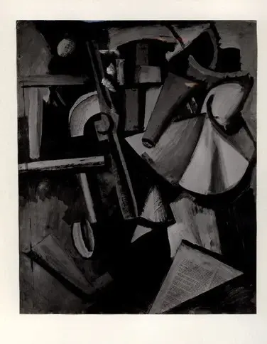 Sinigaglia, Gian , Sironi, Mario - sec. XX - Composizione con elica , fronte