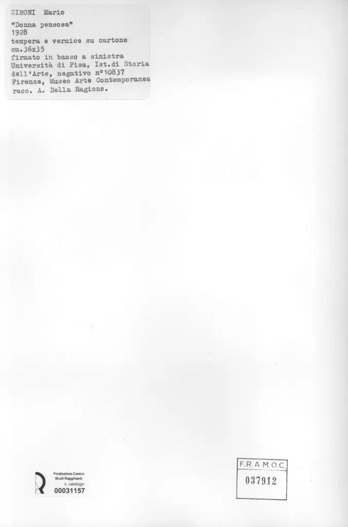 Universit&agrave; di Pisa. Dipartimento di Storia delle Arti , retro