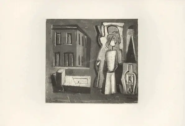 Anonimo , Sironi, Mario - sec. XX - Costruzione e figure , fronte