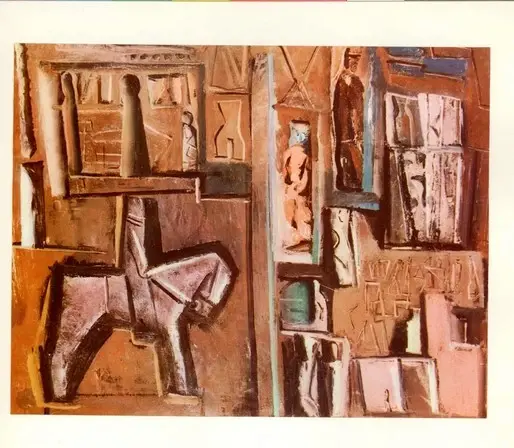 Anonimo , Sironi, Mario - sec. XX - Grande composizione , fronte