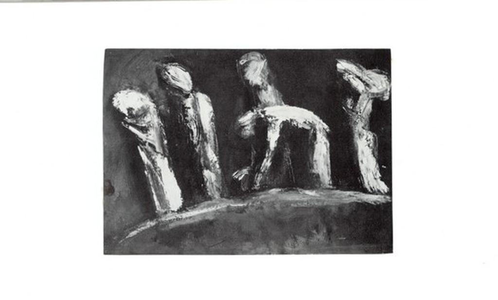 Anonimo , Sironi, Mario - sec. XX - Processione , fronte