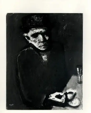 Giacomelli , Sironi, Mario - sec. XX - L'uomo con la tazza , fronte