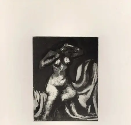 Anonimo , Sironi, Mario - sec. XX - Nudo di donna , fronte