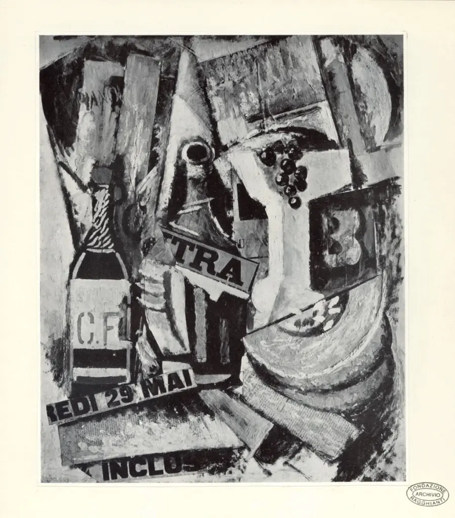 Soffici, Ardengo , Bouteilles et fruits