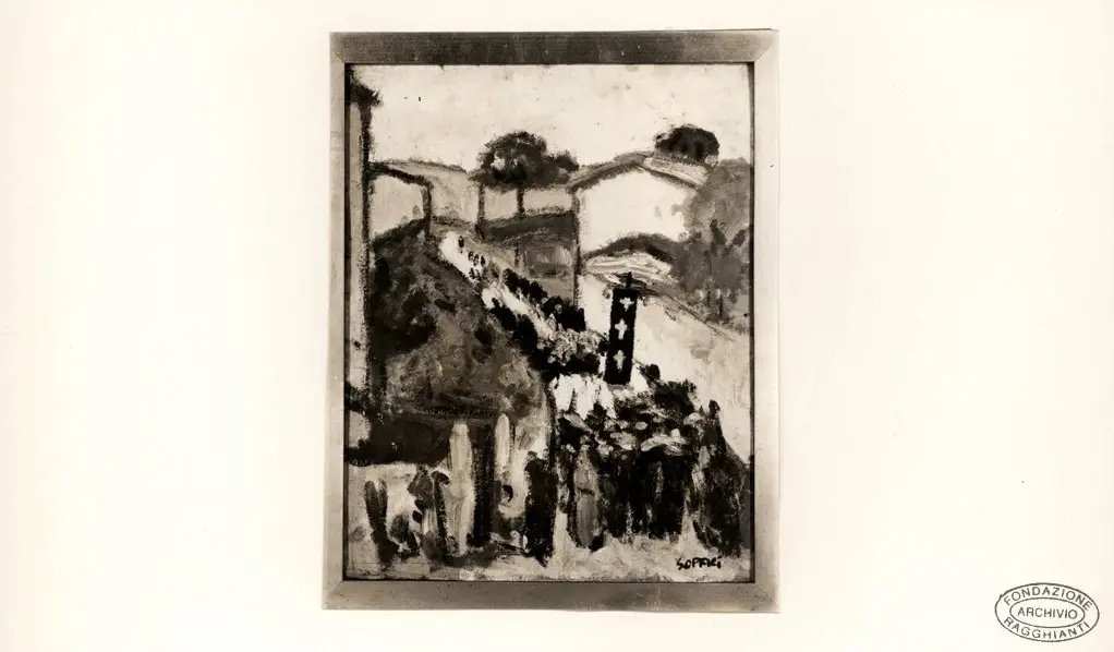 Soffici, Ardengo , Corteo funebre