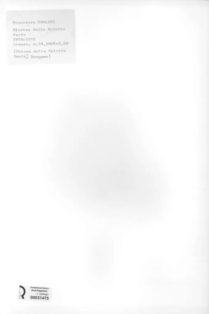 Anonimo , Somaini, Francesco - sec. XX - , retro