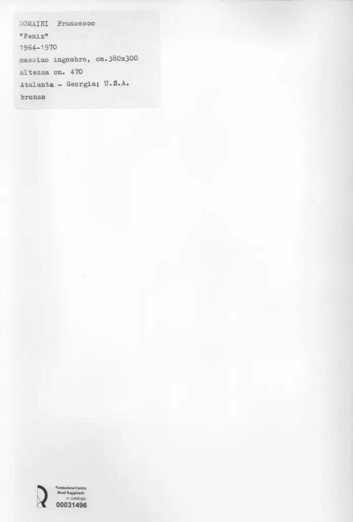 Anonimo , Somaini, Francesco - sec. XX -