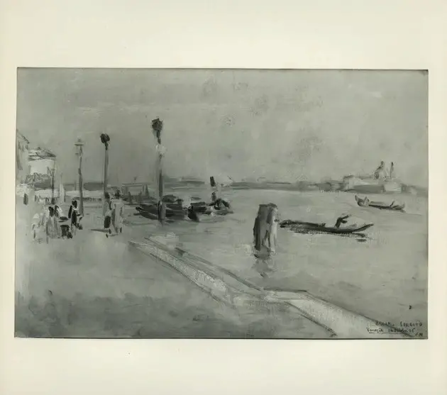 Giacomelli , Sorgato, Oscar - sec. XX - Autunno a Venezia , fronte