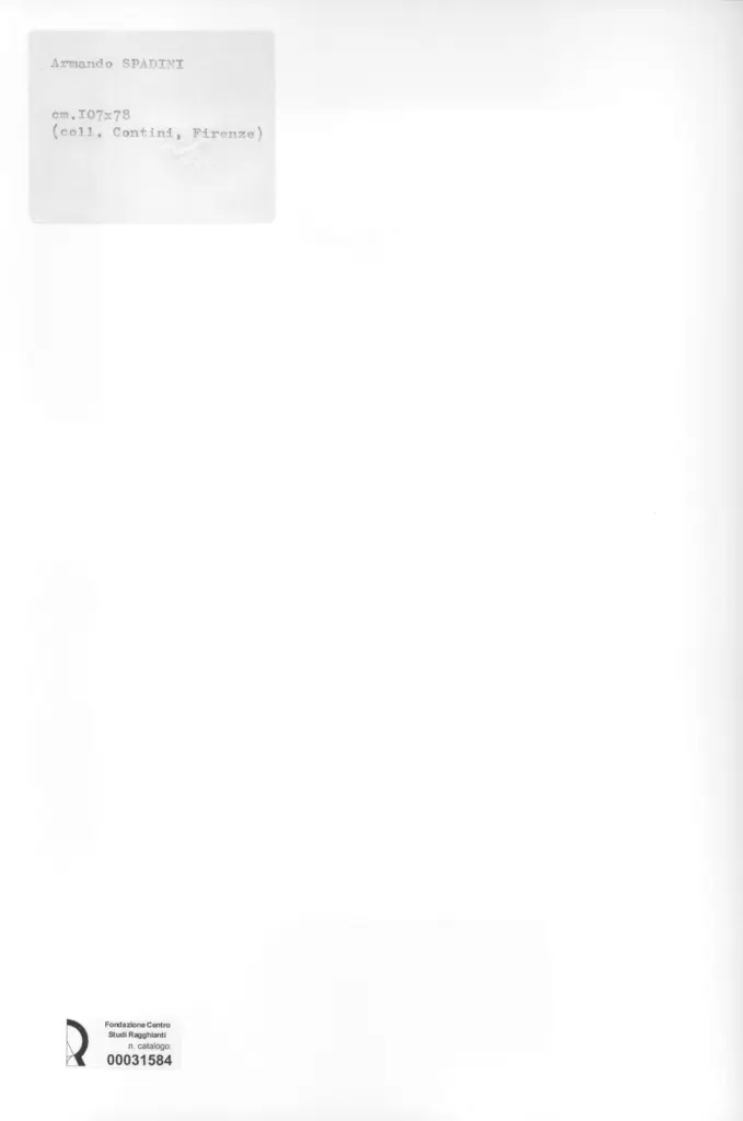 Anonimo, Anonimo , Spadini, Armando - -