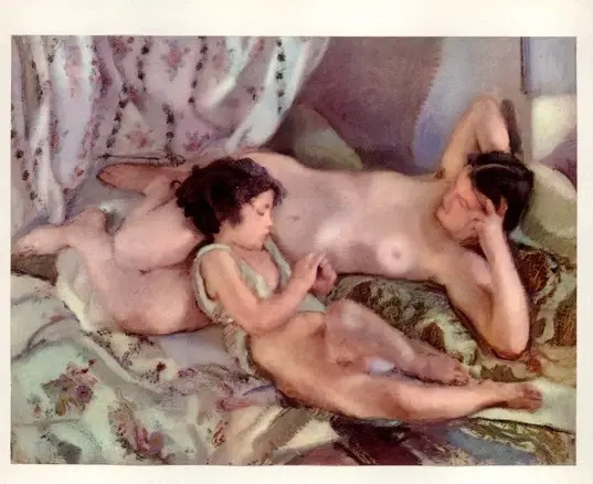 Anonimo , Spadini, Armando - sec. XX - Maternit&agrave; , fronte