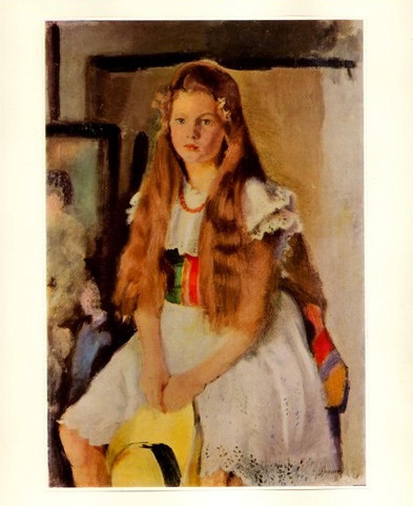 Anonimo , Spadini, Armando - sec. XX - Anna in bianco , fronte