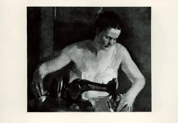 Anonimo , Spadini, Armando - sec. XX - La cucitrice