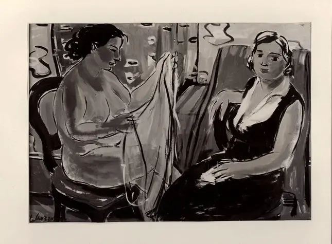 Giacomelli , Spazzapan, Luigi - sec. XX - La toeletta , fronte