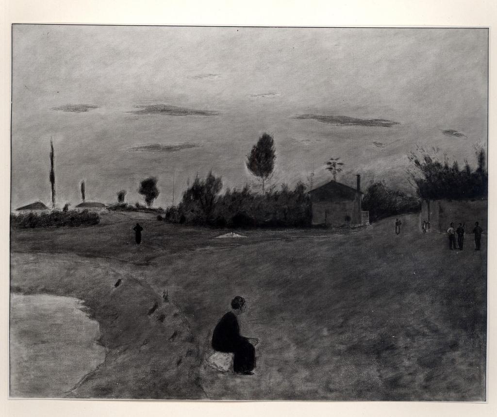 Giacomelli , Springolo, Nino - sec. XX - Sera , fronte