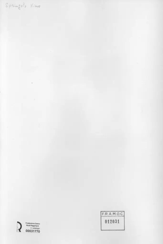 Anonimo, Anonimo , retro