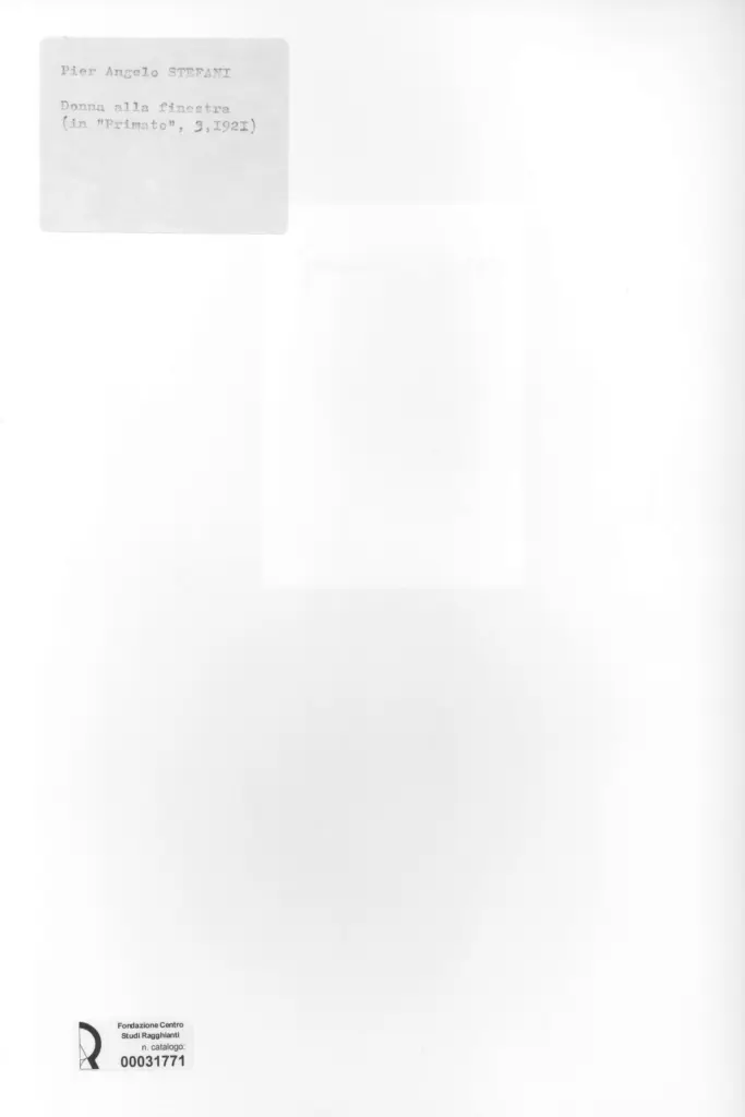 Anonimo, Anonimo , retro