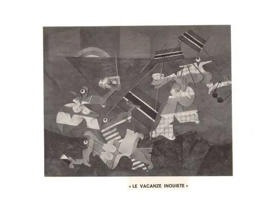 Anonimo , Tadini, Emilio - sec. XX - Le vacanze inquiete , fronte