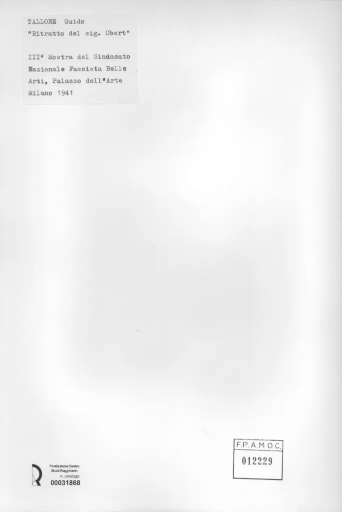 Anonimo, Anonimo , retro