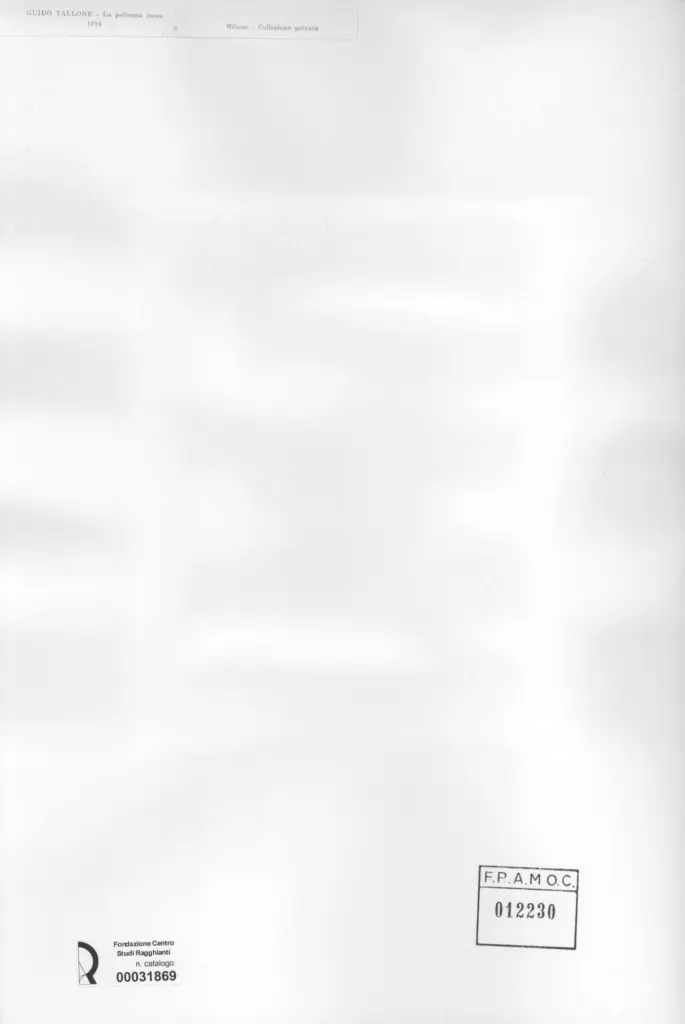 Anonimo , Tallone, Guido - sec. XIX - La poltrona rossa , retro