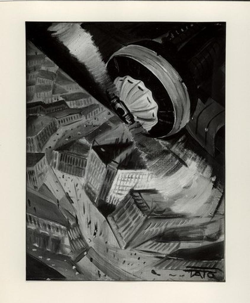 Giacomelli , Tato - sec. XX - Sorvolando Roma , fronte