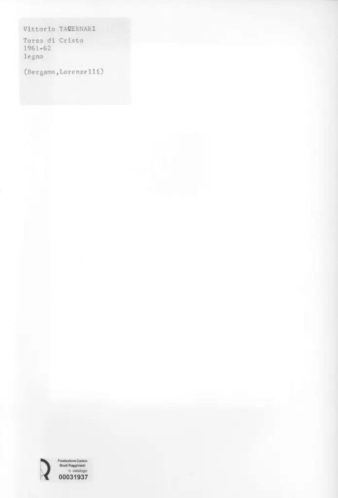 Anonimo , Tavernari, Vittorio - sec. XX - , retro