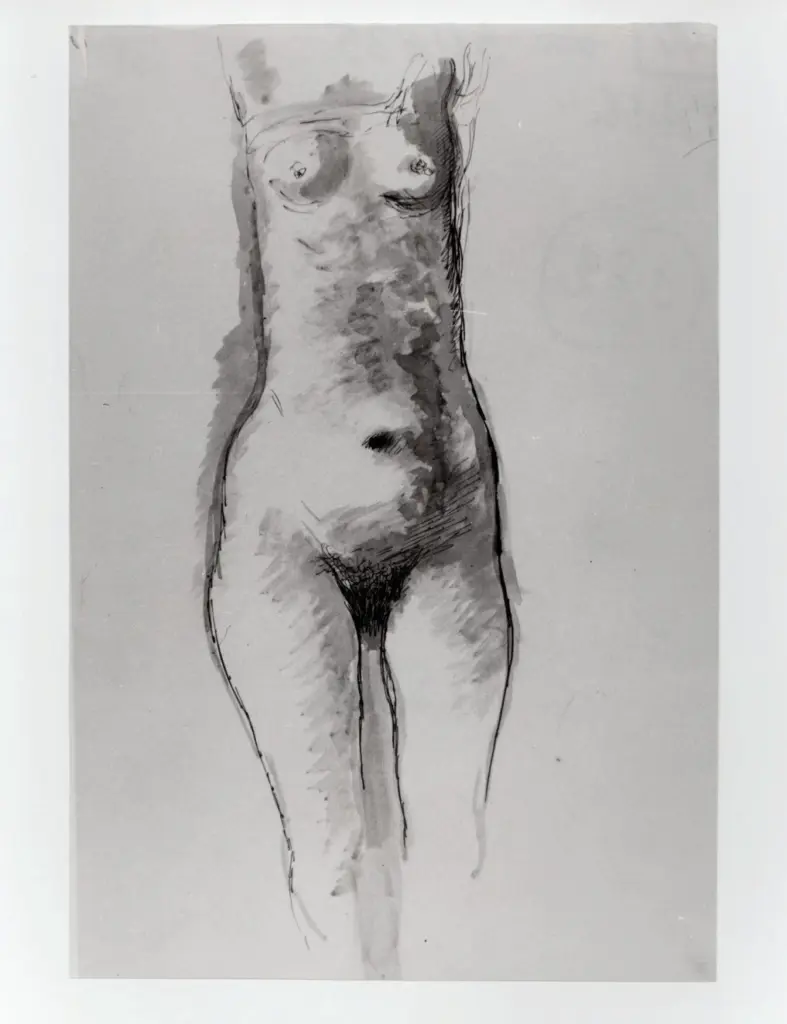 Tavernari, Vittorio , Nudo femminile