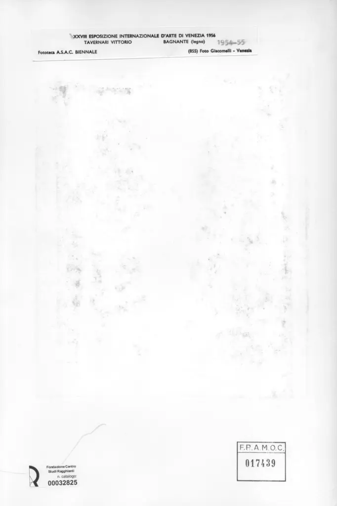 Giacomelli , Tavernari, Vittorio - sec. XX - Bagnante , retro