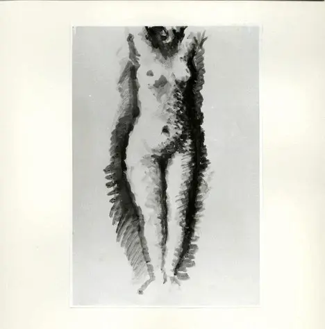 Anonimo , Tavernari, Vittorio - sec. XX - Studio in relazione con la scultura "Donna con le braccia alzate" , fronte