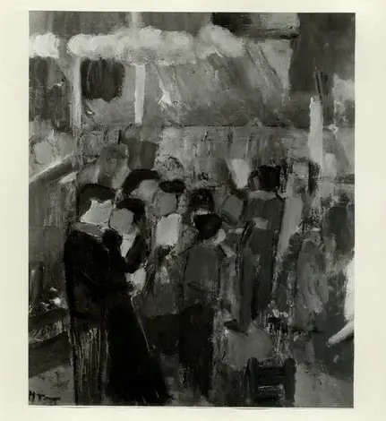 Anonimo , Terri, Armando - sec. XX - Folla , fronte