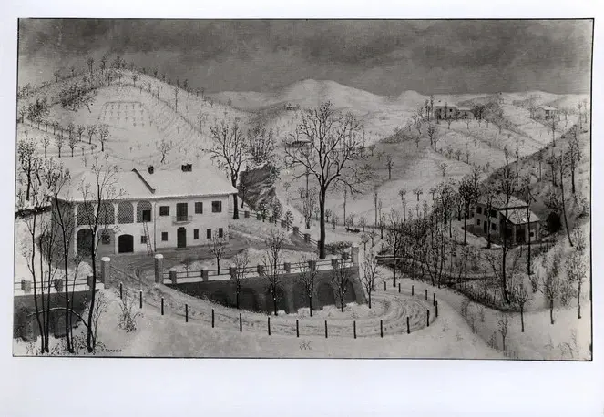 Terzolo, Carlo , Neve sui colli di Nizza