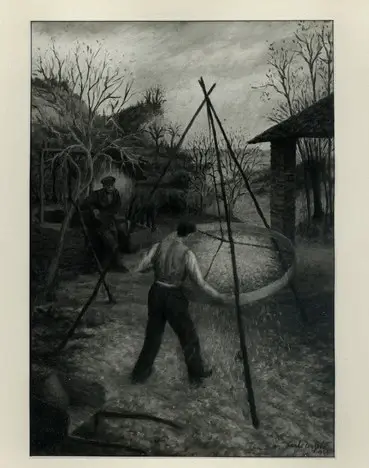 Giacomelli , Terzolo, Carlo - sec. XX - Il vaglio , fronte