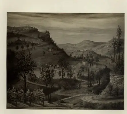 Giacomelli , Terzolo, Carlo - sec. XX - Paesaggio di Monferrato , fronte