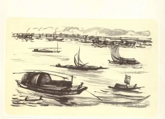 Anonimo , Tettamanti, Ampelio - sec. XX - Canton, il fiume delle perle , fronte