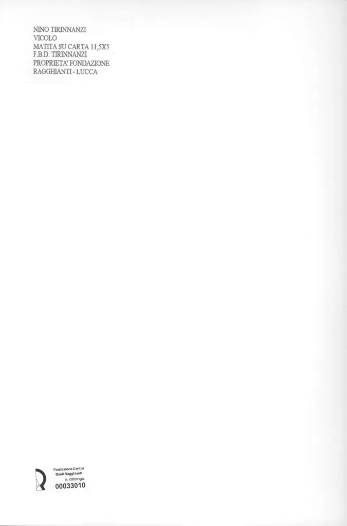 Anonimo , Tirinnanzi, Nino - Vicolo , retro