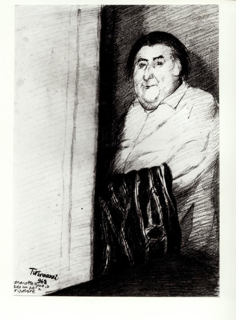 Anonimo , Tirinnanzi, Nino - sec. XX - Ritratto di Giorgio Bertolini , fronte