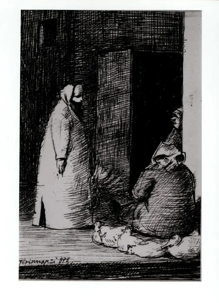 Anonimo , Tirinnanzi, Nino - sec. XX - Arabi , fronte