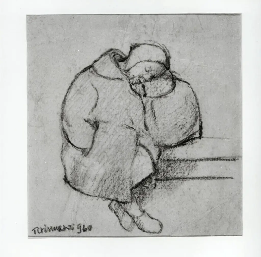 Tirinnanzi, Nino , Figura addormentata