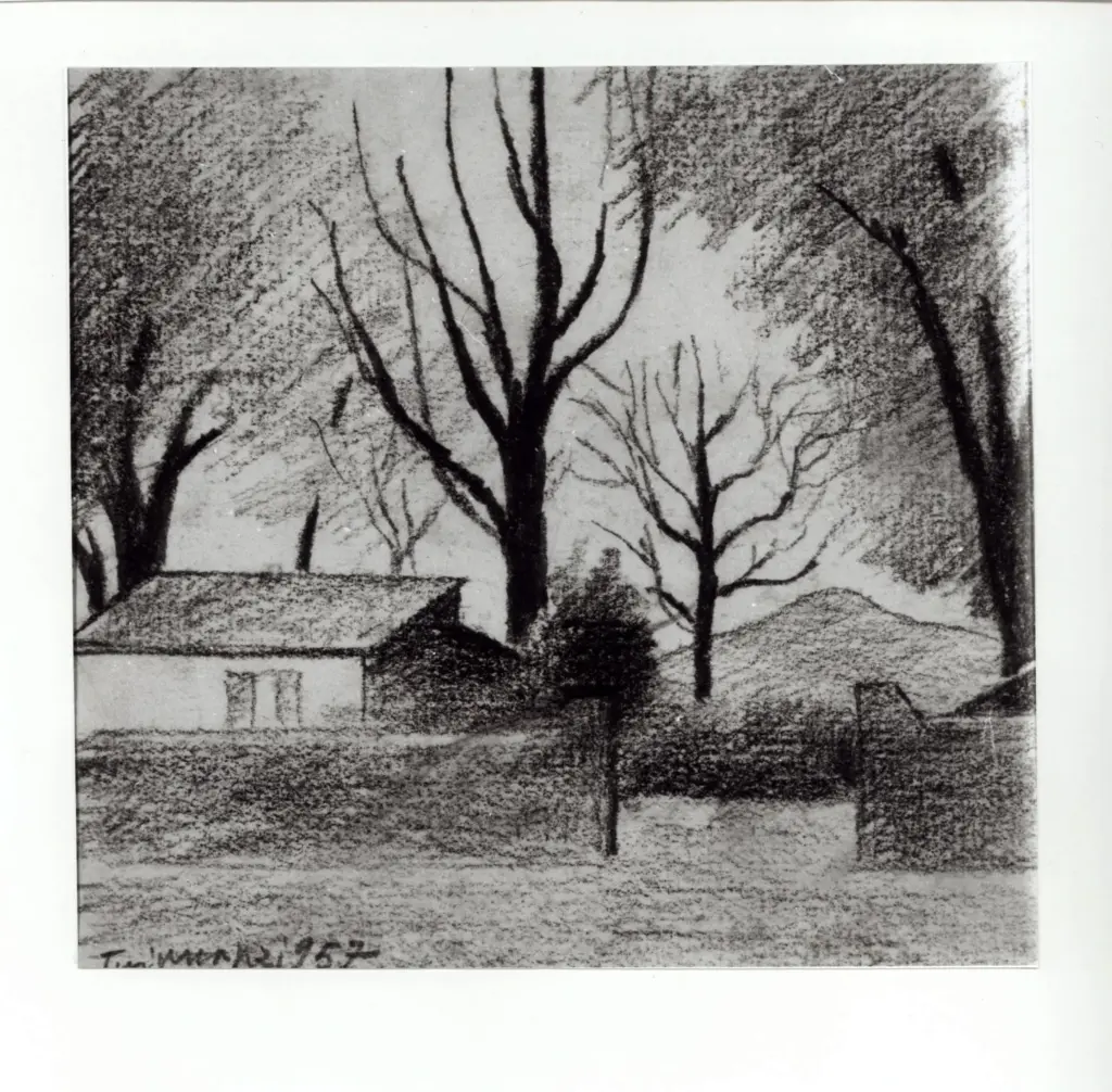 Anonimo , Tirinnanzi, Nino - sec. XX - Paesaggio , fronte