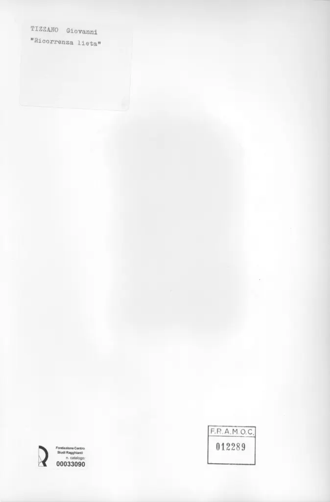 Anonimo, Anonimo , retro