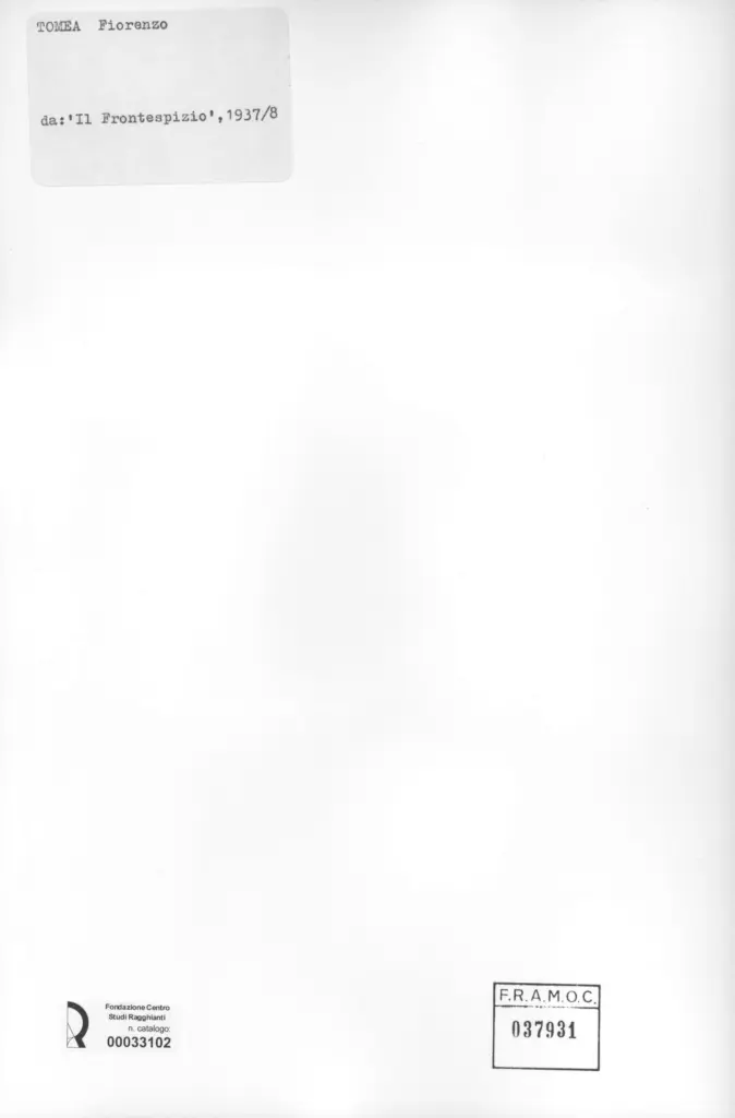 Anonimo, Anonimo , retro