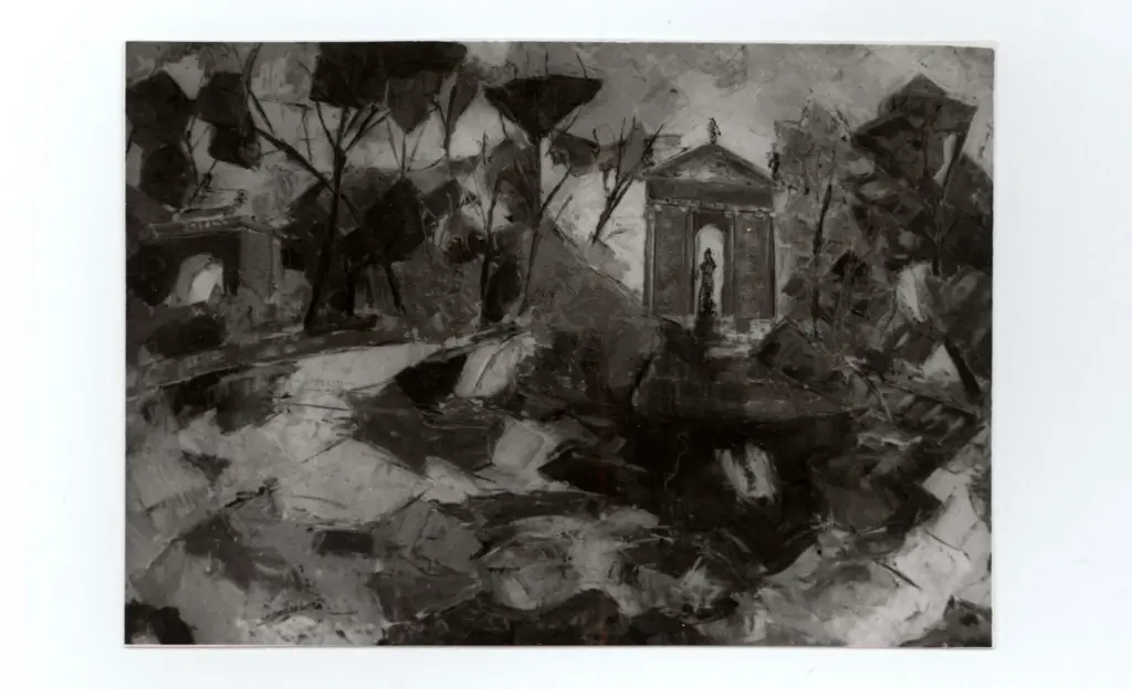 Toppani, Vittorio , Laghetto di Villa Borghese