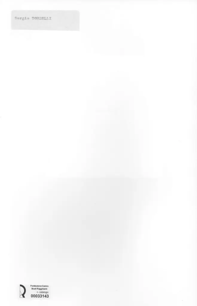 Anonimo , Torbelli, Sergio - sec. XX - Bambino , retro