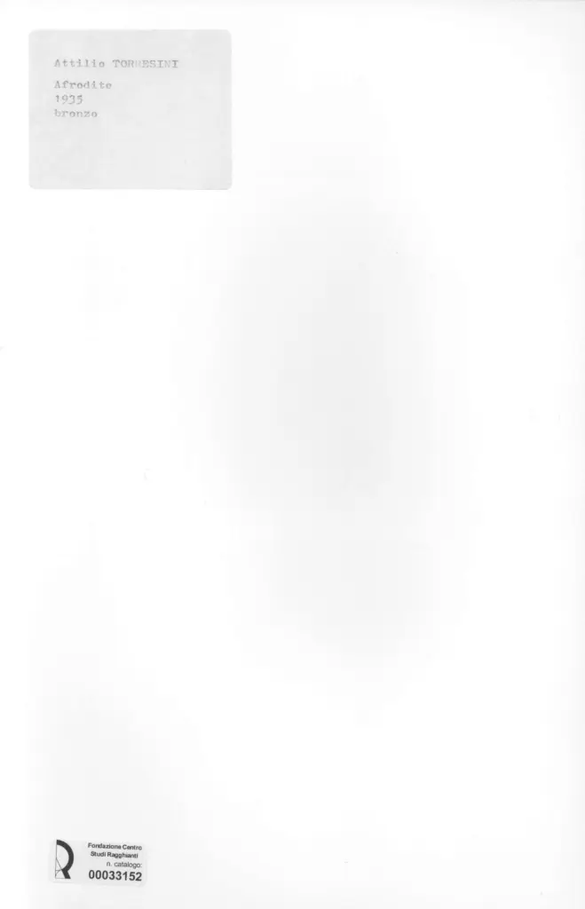 Anonimo , Torresini, Attilio - sec. XX - Afrodite , retro
