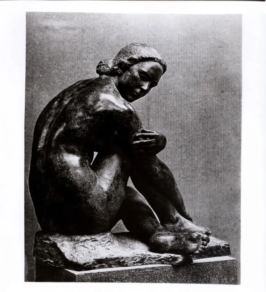 Giacomelli , Torresini, Attilio - sec. XX - Giovanetta nuda , fronte