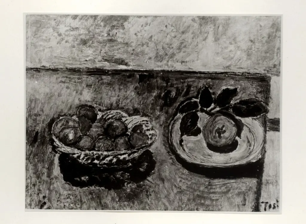 Anonimo , Tosi, Arturo - sec. XX - Natura morta , fronte